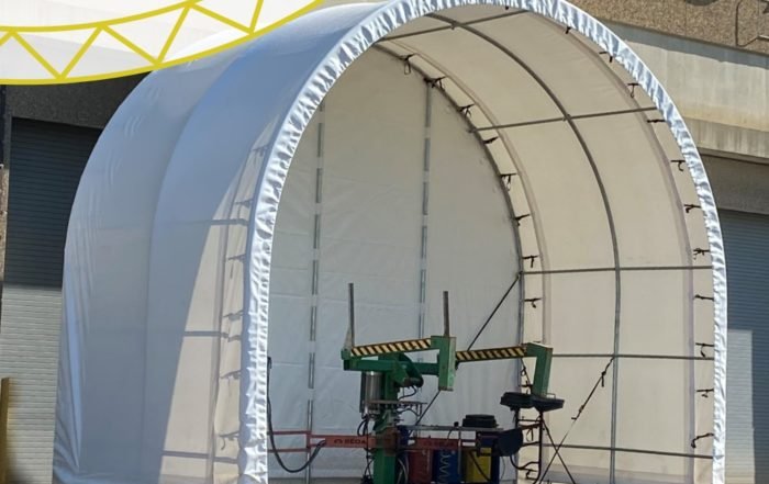 24x12 Single Truss Straightwall Shelter